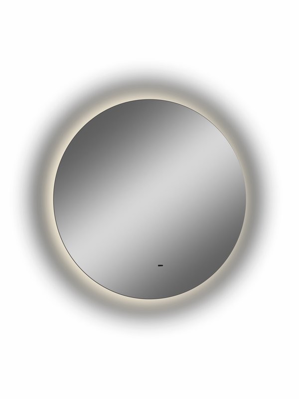 Зеркало круглое CONTINENT Ledh Ajour 90 см, сенсорное, с теплой подсветкой