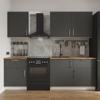 Мойка кухонная Domaci Болонья М-35-007 антрацит Мойка кухонная Domaci Болонья М-35-007 антрацит