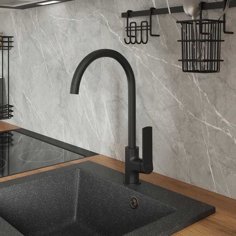 Мойка кухонная Domaci Болонья М-35-007 антрацит