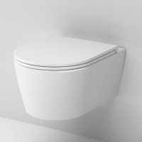 Комплект Унитаз подвесной AM.PM Func C8F1700SC безободковый, с микролифтом + Инсталляция TECE Base 9400413 4 в 1 с кнопкой смыва