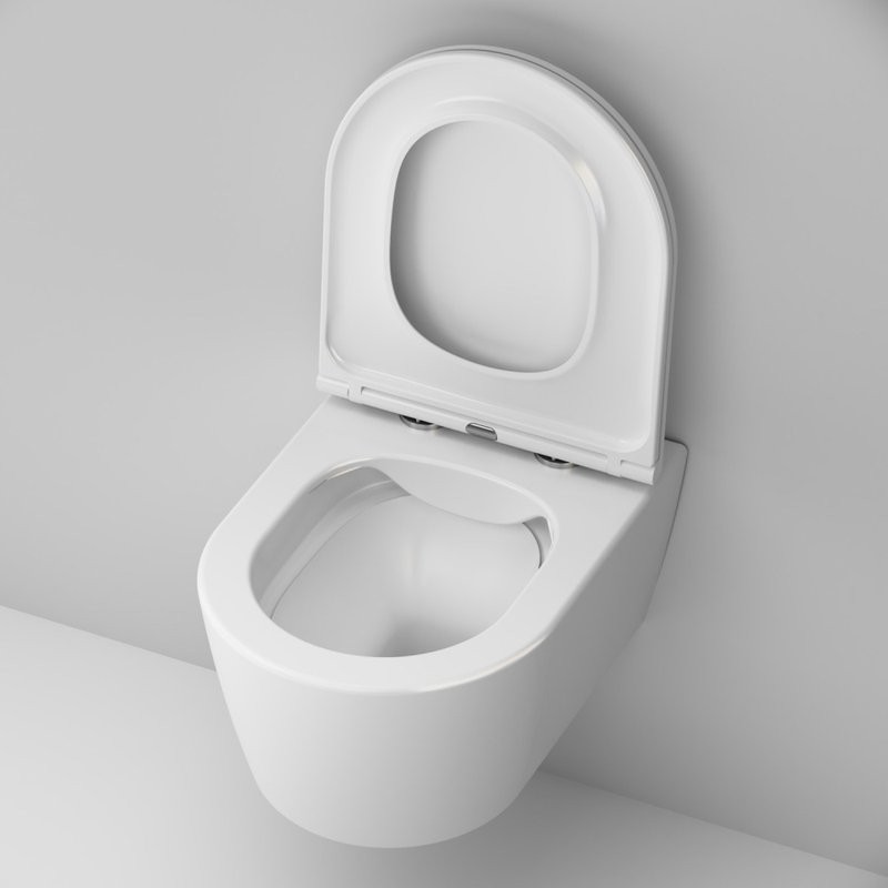 Комплект Унитаз подвесной AM.PM Func C8F1700SC безободковый, с микролифтом + Инсталляция TECE Base 9400413 4 в 1 с кнопкой смыва