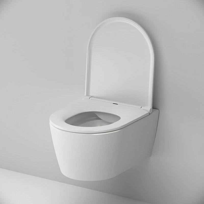 Комплект Унитаз подвесной AM.PM Func C8F1700SC безободковый, с микролифтом + Инсталляция TECE Base 9400413 4 в 1 с кнопкой смыва