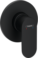Встраиваемый смеситель для душа и ванны Hansgrohe Rebris S 72648670 С ВНУТРЕННЕЙ ЧАСТЬЮ, черный матовый