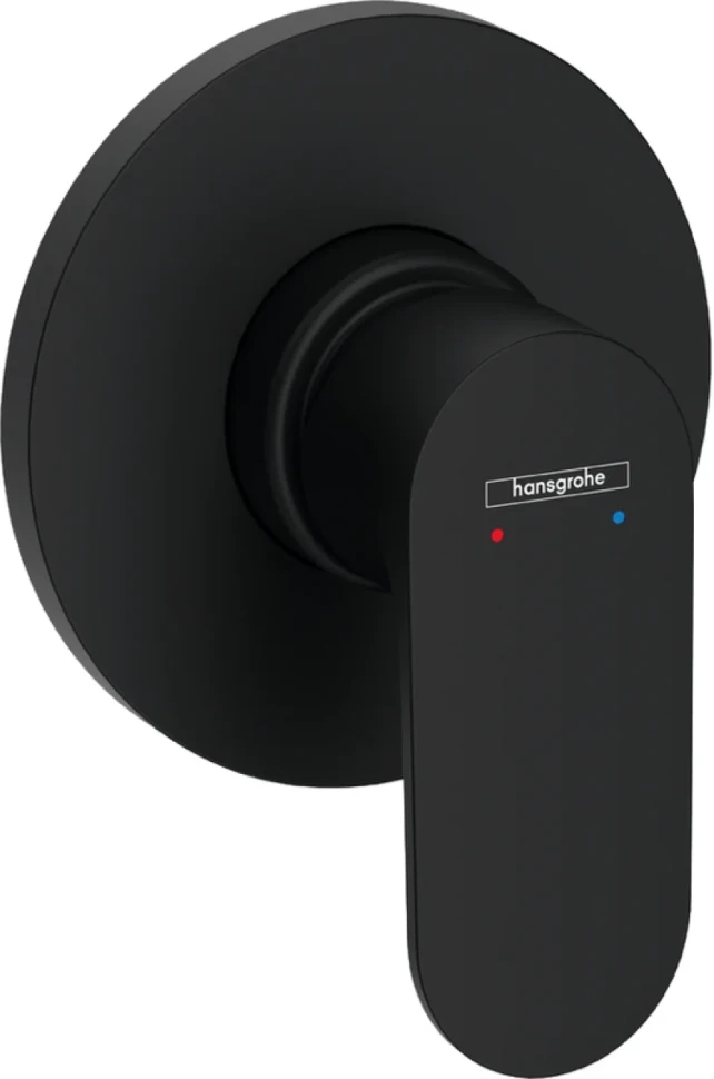 Встраиваемый смеситель для душа и ванны Hansgrohe Rebris S 72648670 С ВНУТРЕННЕЙ ЧАСТЬЮ, черный матовый