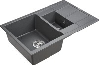 Комплект Мойка Paulmark Flugen 60/1,5 PM237850-DG графит + Измельчитель Bone Crusher BC 810-AS