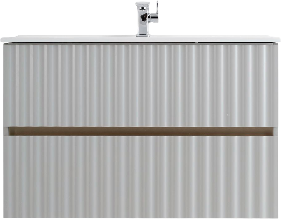 Тумба с раковиной Art&Max Elegant 90 светло-серая