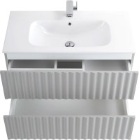 Тумба с раковиной Art&Max Elegant 90 светло-серая Тумба с раковиной Art&Max Elegant 90 светло-серая