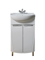 Тумба с раковиной Alavann Monaco 55 напольная, белая