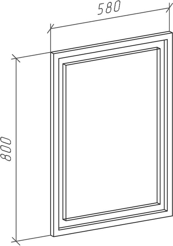 Мебель для ванной комнаты Bellezza Эмилия 60