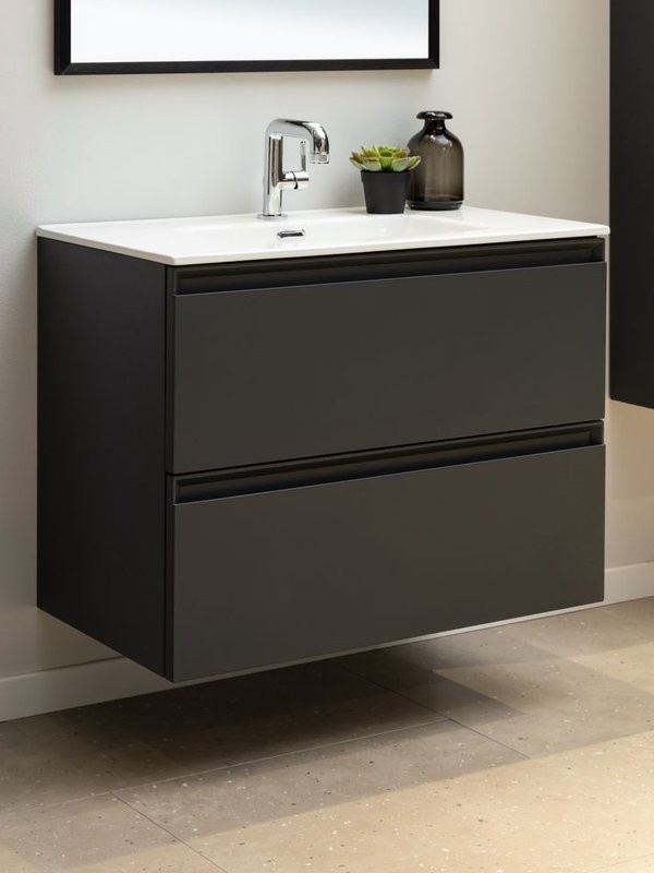 Тумба под раковину без столешницы Allen Brau Eclipse 2.0 80 матовый антрацит