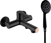 Смеситель для ванны с душем Haiba HB60652-7 черный