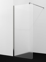 Душевая перегородка Wasserkraft Rur 30W 90 см, профиль графит, стекло матовое