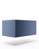 Тумба с раковиной La Fenice Terra 80 синяя