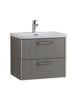 Мебель для ванной комнаты BelBagno Due 50 ручки сатиновый никель, сатин