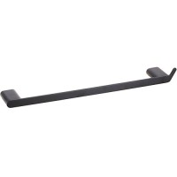 Полотенцедержатель Bemeta Organic Black 167104350 с крючком, 45 см, черный матовый