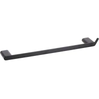 Полотенцедержатель Bemeta Organic Black 167104350 с крючком, 45 см, черный матовый Полотенцедержатель Bemeta Organic Black 167104350 с крючком, 45 см, черный матовый