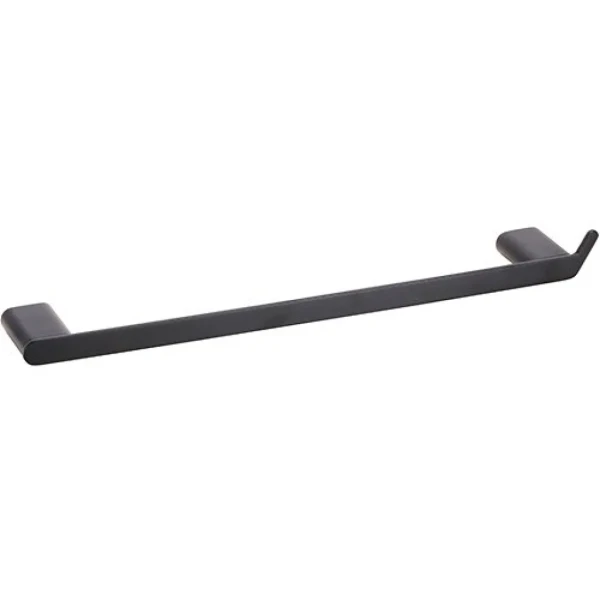 Полотенцедержатель Bemeta Organic Black 167104350 с крючком, 45 см, черный матовый