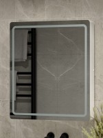 Зеркало-шкаф CONTINENT Led Race 60х70 см, с подсветкой