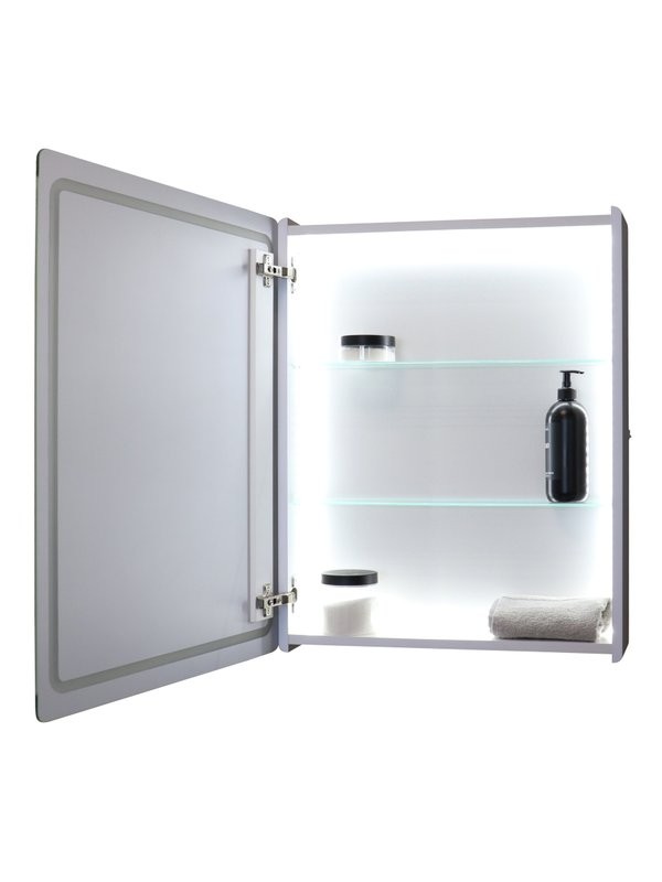 Зеркало-шкаф CONTINENT Led Race 60х70 см, с подсветкой