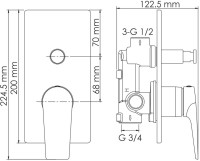 Душевой комплект Wasserkraft А84202