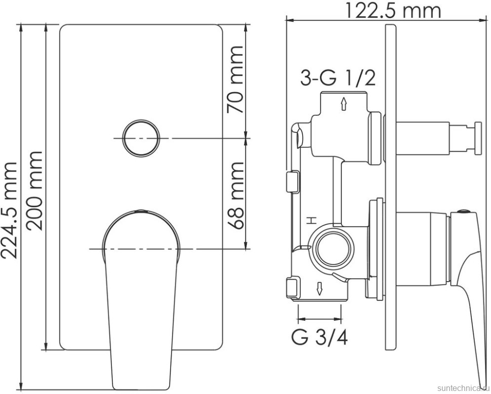Душевой комплект Wasserkraft А84202