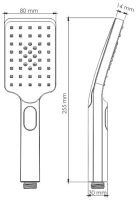 Душевой комплект Wasserkraft А84202 Душевой комплект Wasserkraft А84202