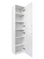 Шкаф-пенал для ванной Comforty Мадрид 40 подвесной, матовый белый