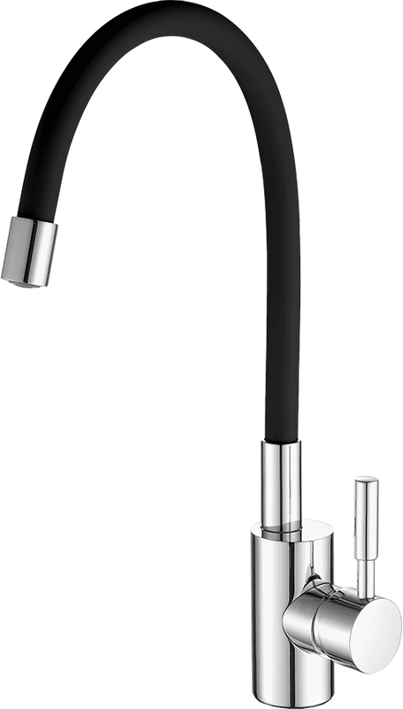 Смеситель для кухни Fashun A4053+B04 хром, черный