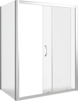 Душевой уголок Good Door Latte WTW+SP-G-WE 130x90 + очиститель для стекол