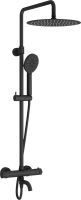Душевая стойка Wasserkraft Thermo A28801 черная матовая