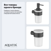 Набор Стакан AQUATEK Лира AQ4427MB + Дозатор AQ4405MB Набор Стакан AQUATEK Лира AQ4427MB + Дозатор AQ4405MB