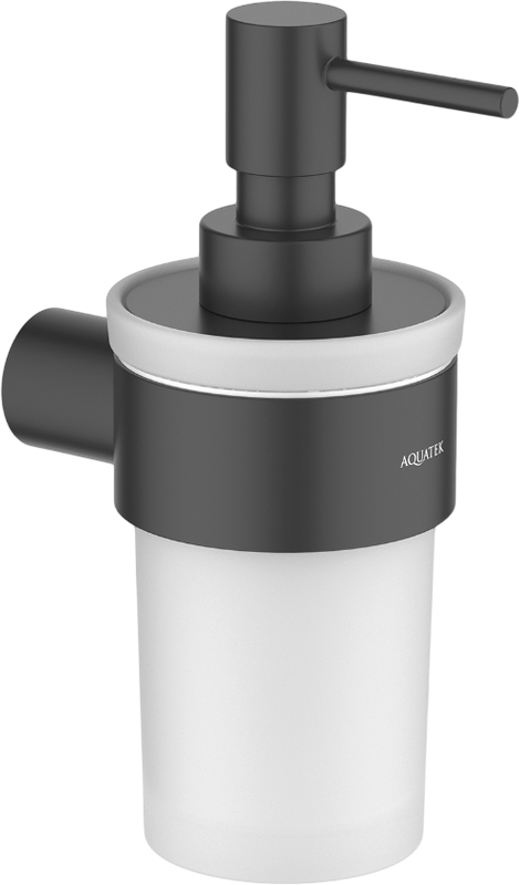 Набор Стакан AQUATEK Лира AQ4427MB + Дозатор AQ4405MB