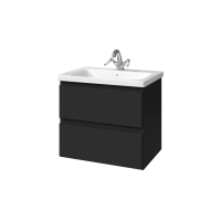 Тумба с раковиной Caprigo Forte 65 подвесная, черная