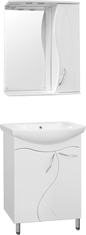 Мебель для ванной комнаты Style Line Амелия 65 белая