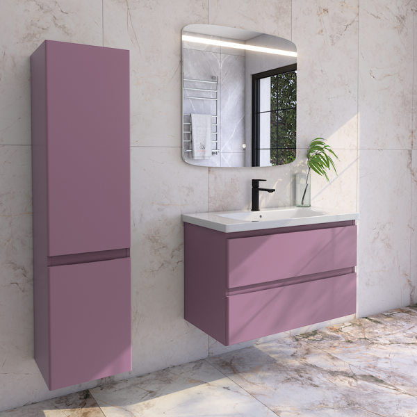 Мебель для ванной комнаты Caprigo Forte 90 подвесная, лиловая