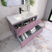 Мебель для ванной комнаты Caprigo Forte 90 подвесная, лиловая