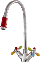 Смеситель для кухни Fashun A43127-87 с гибким изливом, хром