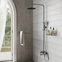 Душевая стойка Wasserkraft A14201 никель Душевая стойка Wasserkraft A14201 никель