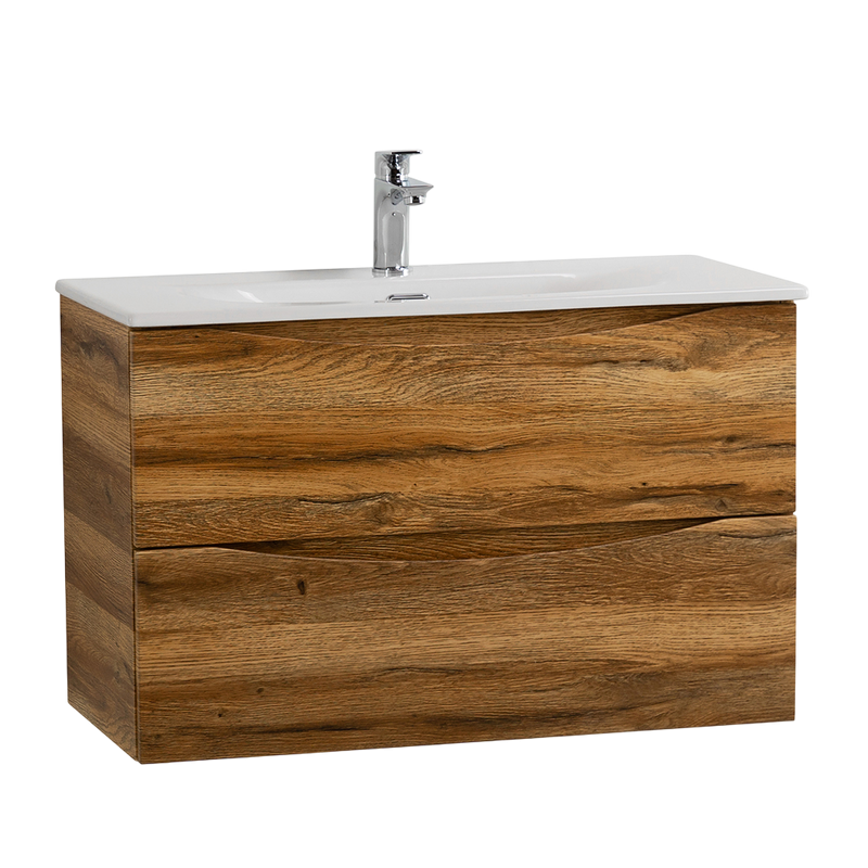 Тумба с раковиной BelBagno Marino-cer-mini 70 подвесная, rovere rustico