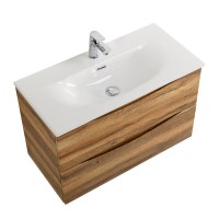 Тумба с раковиной BelBagno Marino-cer-mini 70 подвесная, rovere rustico