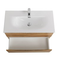 Тумба с раковиной BelBagno Marino-cer-mini 70 подвесная, rovere rustico