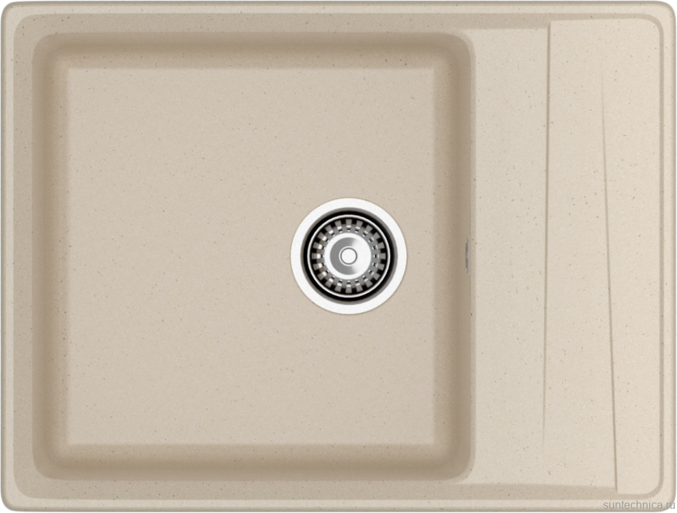 Комплект Мойка GranFest Level LV-660L кашемир + Смеситель MEGA Mega