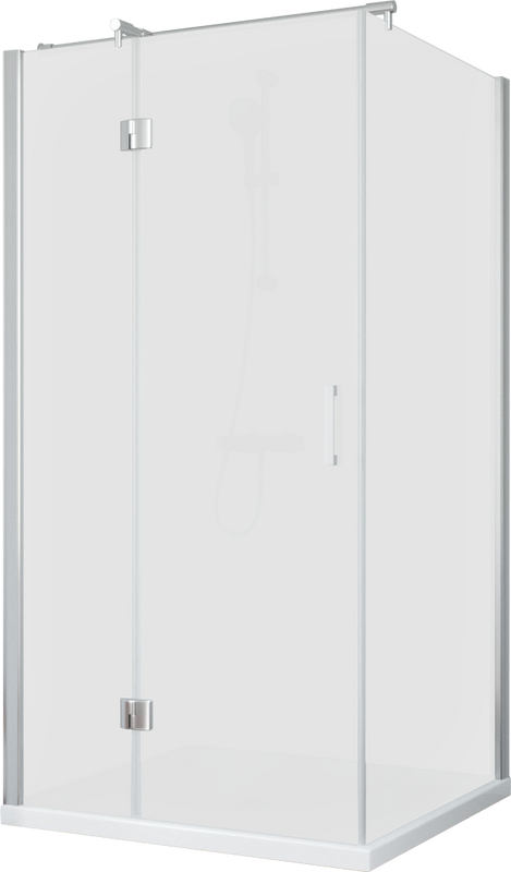 Душевой уголок Vegas Glass AFP-Fis TUR NOVO h1890 100*110 08 10 L профиль глянцевый хром, стекло сатин