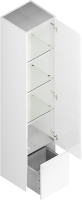 Шкаф пенал для ванной KERAMA MARAZZI Modula 165 белый глянцевый