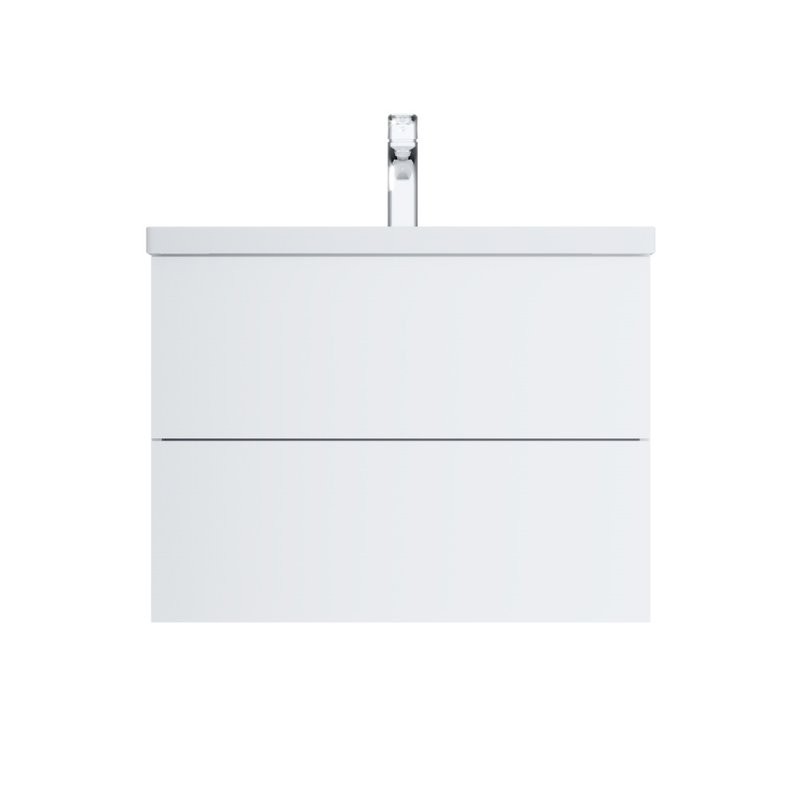 Тумба с раковиной AM.PM Gem 75 подвесная, белый глянец, с 2 ящиками