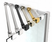 Душевой уголок Vegas Glass AFA TUR NOVO h1890 110 05 01 профиль бронза, стекло прозрачное
