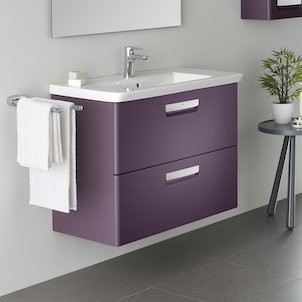Тумба с раковиной Roca Gap 70 фиолетовая