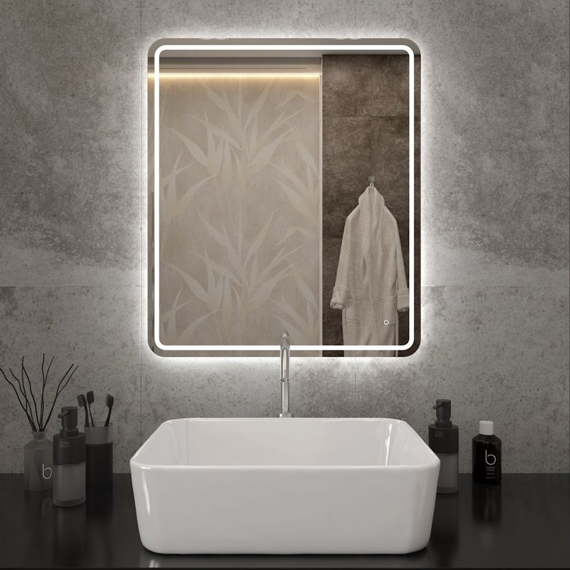 Зеркало в ванную с подсветкой Teymi Solli Pro 60х70 LED сенсор T20253