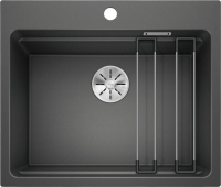 Комплект Мойка Blanco Etagon 6 темная скала + Смеситель Ambis-S 523119