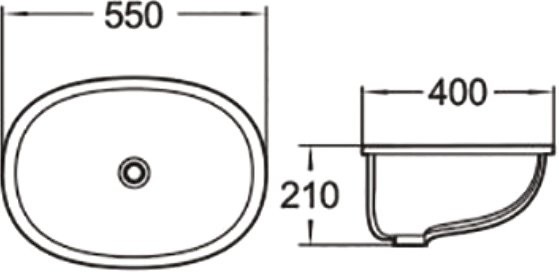 Раковина SantiLine SL-3001